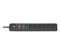 BRENNENSTUHL Bloc multiprise parasurtenseur Secure-tec socle 6 prises 3m 15000A signal sonore