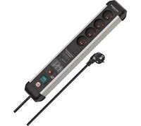 Brennenstuhl Bloc multiprise Premium Protect-Line 4 prises avec système de prise française