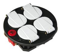 Brennenstuhl Boitier de prises 4x230 V/16 A noir