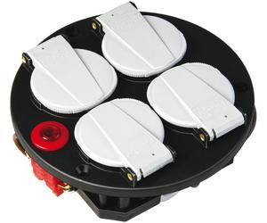 Brennenstuhl Boitier de prises 4x230 V/16 A noir