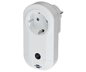 Brennenstuhl BrematicPRO Prise de Courant Intelligente, Blanc, 1294510
