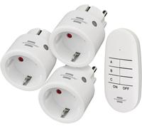 BRENNENSTUHL Brenn Comfort-Line Funk-Set Mini 3+1 wh 3x Stecker