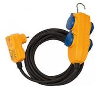 brennenstuhl brennenstuhl schutzadapterkabel ip54, 4-fach, länge: 5,00 m noir Noir G