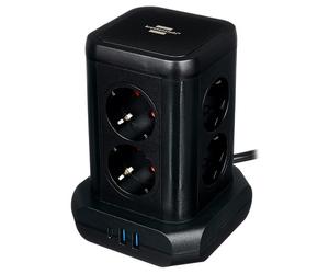 Brennenstuhl Brennenstuhl Socket Tower 8-Way USB