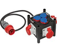 Brennenstuhl Distributeur de courant compact BSV 3 LS E/16 2 IP44 1m H07RN-F 5G1,5 3xCEE400V + 3x230V - 1153680100