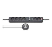 Brennenstuhl Multiprise Tomas mult. Eco Comfort Switch 1,5 m 6T Anthracite