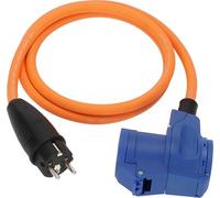 Brennenstuhl Câble Adaptateur CEE de Camping avec Prise de Terre et fiche coudée CEE avec indicateur de Tension LED avec Prise de Terre Incluse (câble de 1,5 m, pour Une Utilisation en extérieur