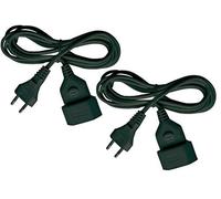 Brennenstuhl Câble de rallonge en plastique noir 5m pack de 2