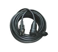 brennenstuhl H05RR-F 3G1,5 - Rallonge de câble d'alimentation - CEE 7/7 (M) pour CEE 7/4/CEE 7/7 (F) - 10 m - noir