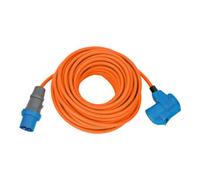 Brennenstuhl Rallonge CEE de camping 25 m orange 230 V/16 A fiche CEE raccord coudé