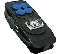 Brennenstuhl Coffret de chantier avec 4 prises a clapet - protection différentielle 30mA et 5m de câble (IP44) G