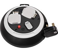 Brennenstuhl Comfort-Line H05VV- F3G1.5 Décodeur de câbles avec chargeur USB Noir/blanc 3 m