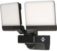 Brennenstuhl Connect WiFi Projecteur LED double WFD 3051 P avec détecteur de mouvement (36 W, 4300 lm, IP54, plusieurs fonctions d'éclairage réglables via l'application, spot d'extérieur pour montage