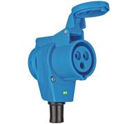 Brennenstuhl Connecteur coudé CEE 230V/16A IP44 - 1x 230V/16A, 1x 230V CEE 16A tripolaire - 1080980
