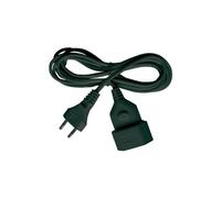 Brennenstuhl Cordon prolongateur en plastique 5m noir H03VVH2-F 2x0,75