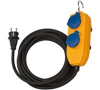 Brennenstuhl Cordon prolongateur pour chantier IP54 avec Powerblock 5m noir H07RN-F 3G1,5