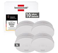 Brennenstuhl Détecteurs de fumée VDS3131 – Sécurité domestique, protection 10 ans