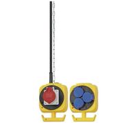 Brennenstuhl Distributeur de Courant à Pendule CEE IP44 pour intérieur et extérieur avec câble H07RN-F 5G1,5 de 5 m (3 Prises avec Contact de Protection, 1 Prise CEE, fabriqué en Allemagne)