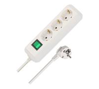 Brennenstuhl Eco-Line avec interrupteur 3 prises blanc 5 m H05VV-F 3G1,5 Quantité:1