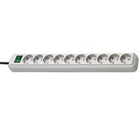 Brennenstuhl ECO Line Barre multiprise x 10 3,0 m Gris (Import Allemagne)