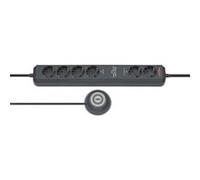Brennenstuhl Eco-Line Comfort Switch multiprise 2 m 6 sortie(s) CA Anthracite