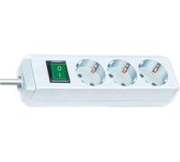 Brennenstuhl Eco-Line Multiprise avec interrupteur 3x blanc 3m H05VV-F 3G1,5, 1152320400