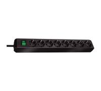 Brennenstuhl Eco-Line Multiprise avec interrupteur 8 prises noir 3m H05VV-F 3G1,5, 1159300018