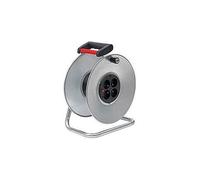 BRENNENSTUHL Enrouleur 4 prises silver tambour vide
