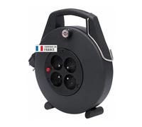 Brennenstuhl Enrouleur de câble domestique Confort-Line 10m, Fabrication Française