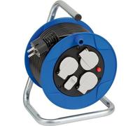 Brennenstuhl Enrouleur de câble Garant Compact avec chargeur USB, 15m H05VV-F3G1,5 - 1079180600