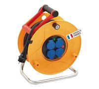 Brennenstuhl Enrouleur de câble Standard Pro 25m (IP44, Cablepilot), Fabrication Française 1206941 Jaune/Noir