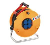 Brennenstuhl Enrouleur de câble Standard Pro 40m (IP44, Cablepilot), Fabrication Française 1233121 Jaune