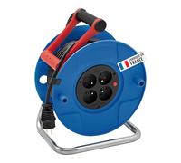 Brennenstuhl Enrouleur de câble Standard S 40m (Cablepilot), Fabrication Française Bleu