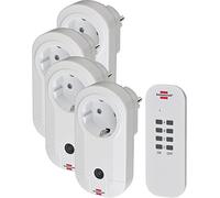 Brennenstuhl "1507050 Blanc adaptateur prise d''alimentation, Switch socket"