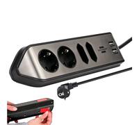 Brennenstuhl Estilo Multiprise 4X, Noir