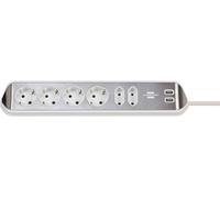 Brennenstuhl estilo Panneau de prises d'angle 6x blanc