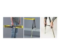 BRENNENSTUHL Etabli de travail pliant MB 120 KH, noir/jaune