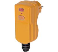 Brennenstuhl Fiche jaune avec protection différentielle 10mA (IP55, pour câble 3G1,5 et 3G2,5)
