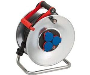 Brennenstuhl K-Tro. Garant 1198350 câble sur enrouleur 3 connexions acier galvanisé 2,5 usage extérieur, 25 m G