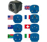 Brennenstuhl Kit de prises de voyage avec fusible 10A, 1508160