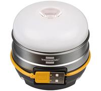 Lampe de camping Brennenstuhl Oli 0300 A 1171540 à batterie argent, noir, jaune