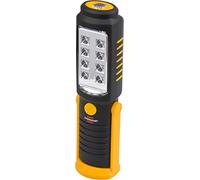 Brennenstuhl Lampe torche 8+1 LED SMD, 250+100 lumen, Noir