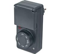 Brennenstuhl Minuterie avec programme avec capteur crépusculaire DDT IP44 anthracite - 1506120