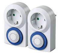 Brennenstuhl MMZ 20 Lot de 2 minuteries mécaniques (minuterie journalière, sécurité enfant)
