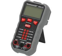 Brennenstuhl multimètre MM-02 avec réglage automatique de la plage de mesure (tension AC/CC, courant AC/DC, résistance, température, diode, continuité, capacité, fréquence et NCV, vrai RMS, lampe)
