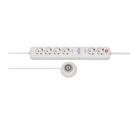 Brennenstuhl Multipresa ECO-Line 6fach 1,5m 2 perman [1159560216], Blanc