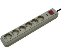 Brennenstuhl multiprise eco-line 6 prises avec interrupteur 1159750015 gris clair