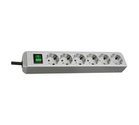 Brennenstuhl Eco Line Multiprise Avec Interrupteur 6 Voies Blanc