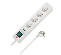 Brennenstuhl Multiprise Eco-line 4 prises blanc 1,4 m H05VV-F 3G1,5 parasurt.13500a