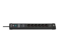 Brennenstuhl Premium-Line 60.000A Multiprise de protection contre les surtensions avec fonction de charge USB 6 prises noir 3m H05VV-F3G1,5 - 1951160606